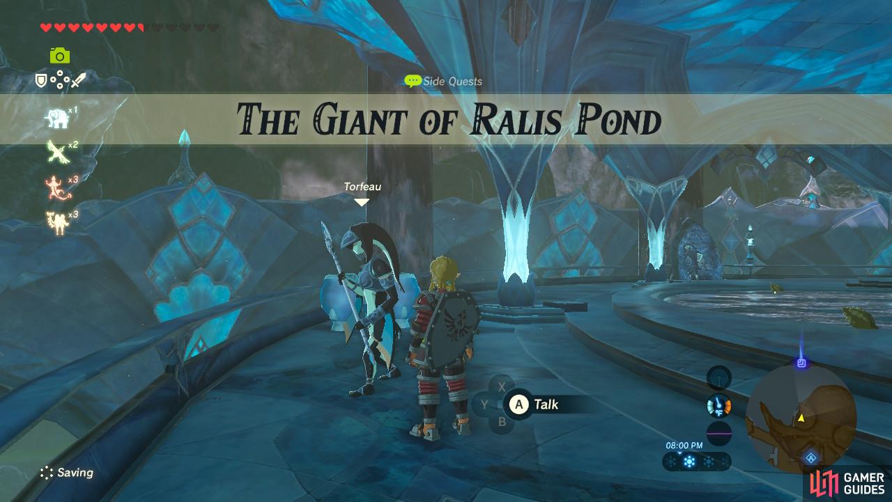 This sidequest involves defeating an overworld boss, so be prepared
