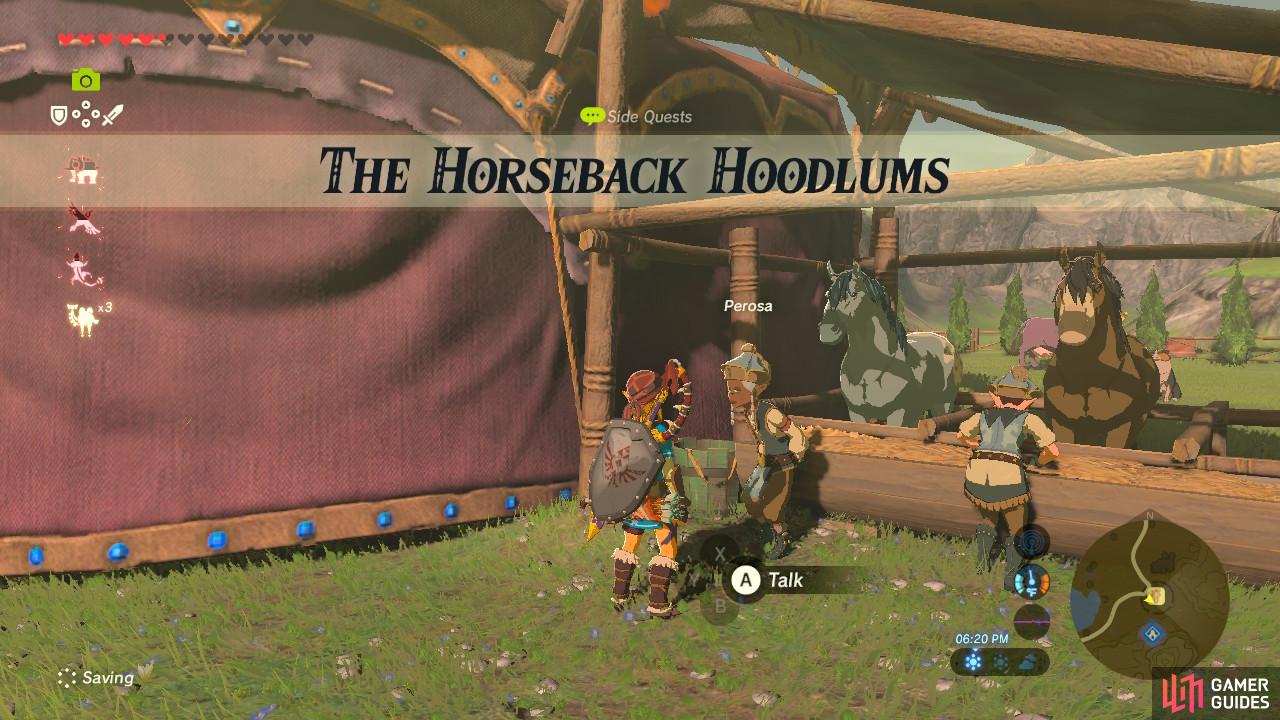 This sidequest involves some combat