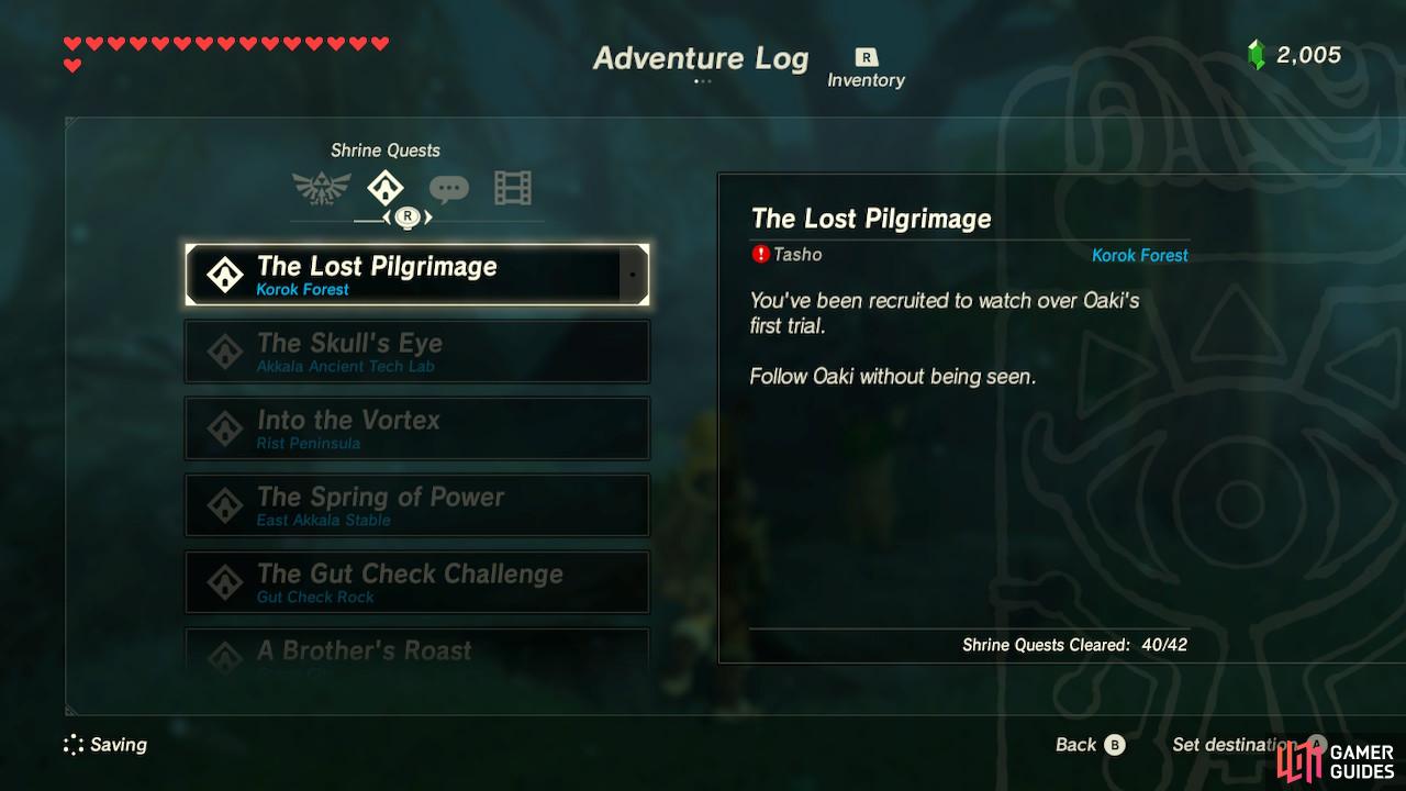 The core point of this Shrine Quest is stealth, so have stealth armor or stealth elixirs/food