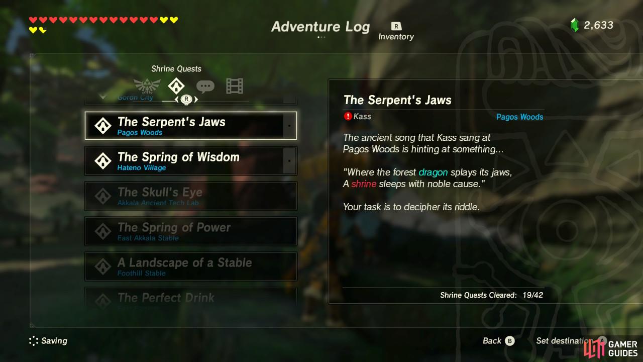 In this case, it involves the Spring of Power