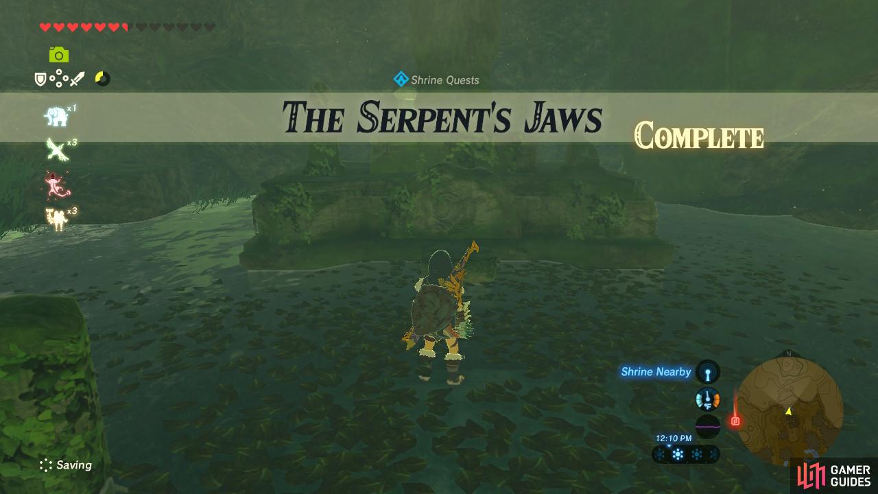 This Shrine Quest is now complete