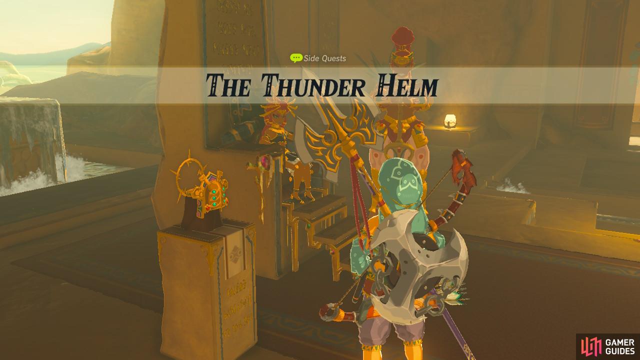 You can access this sidequest after calming Divine Beast Vah Naboris