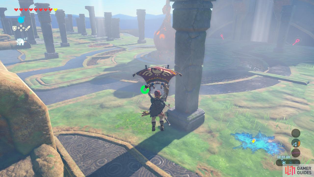 We took the lazy way by Paragliding from an updraft on Vah Medoh’s exterior