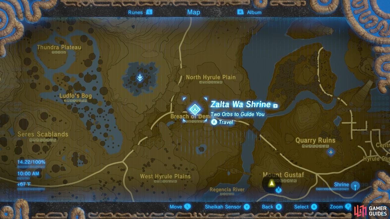 This is the location of Zalta Wa Shrine