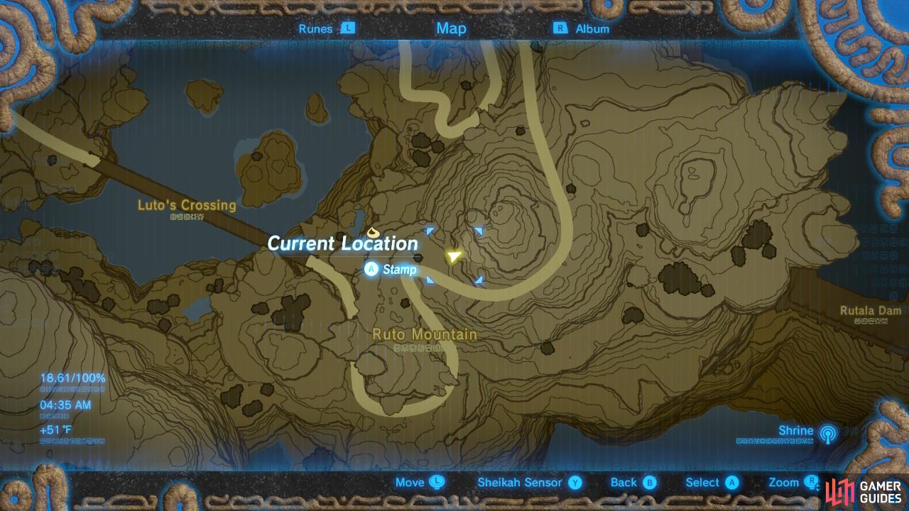 This is the specific location of the monument