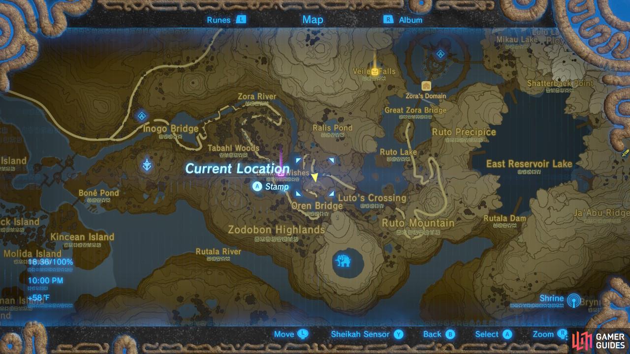 Here is a general map of the area