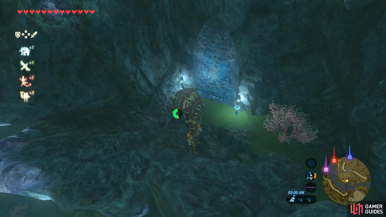 This monument is located right on the side of the cliff on a very small ledge