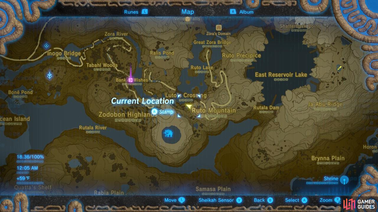 Here is a general map of the area