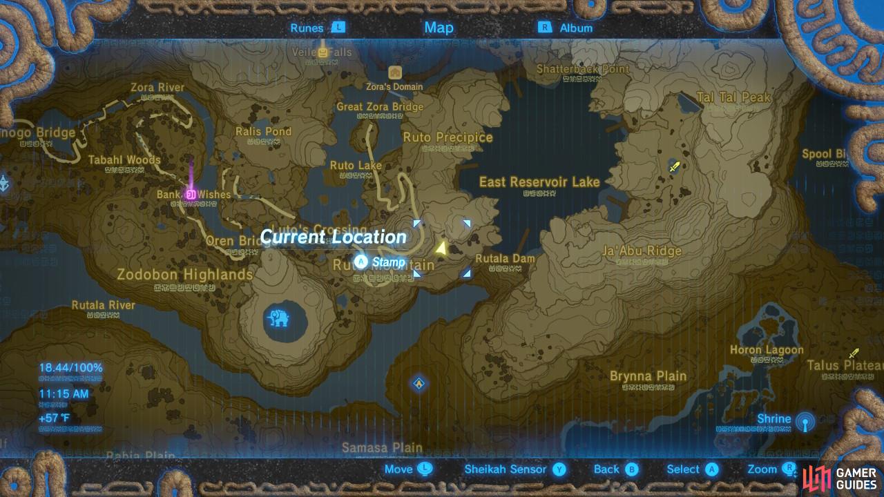 This is a general map of the area