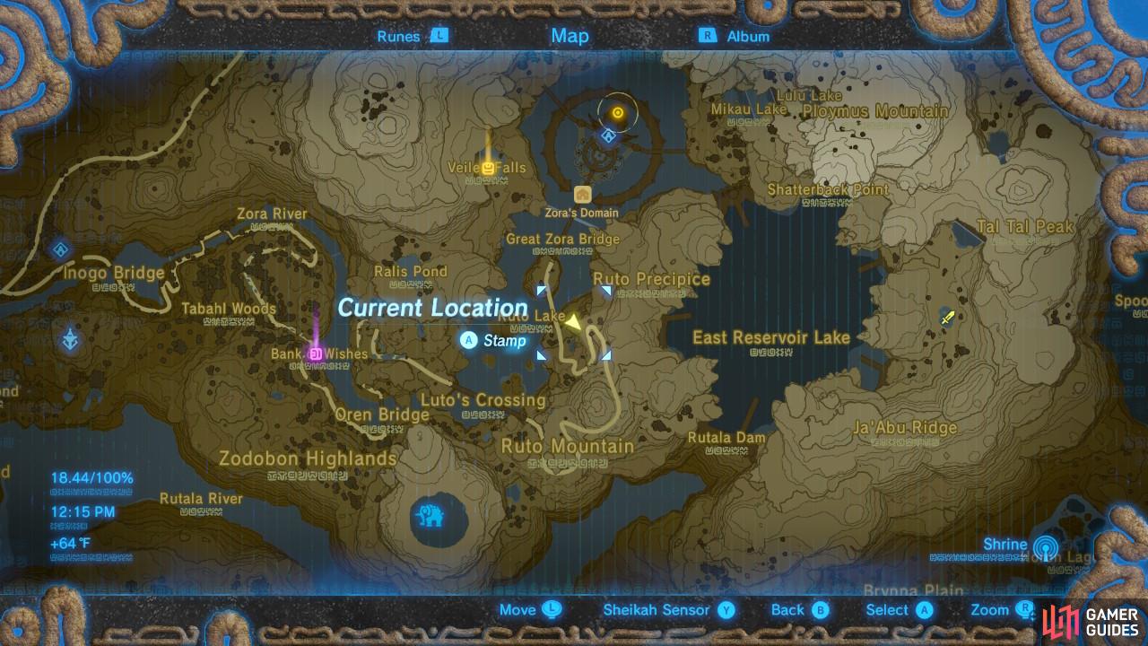 This is a general map of the area