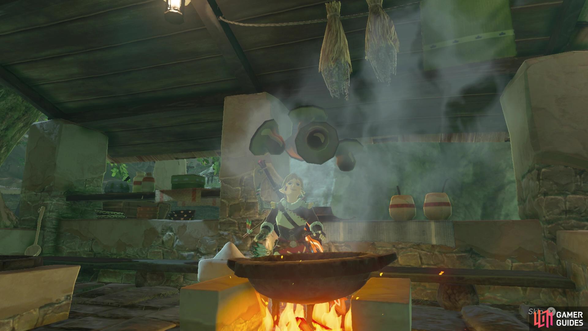 How to cook food and elixirs in 'The Legend of Zelda: Breath of