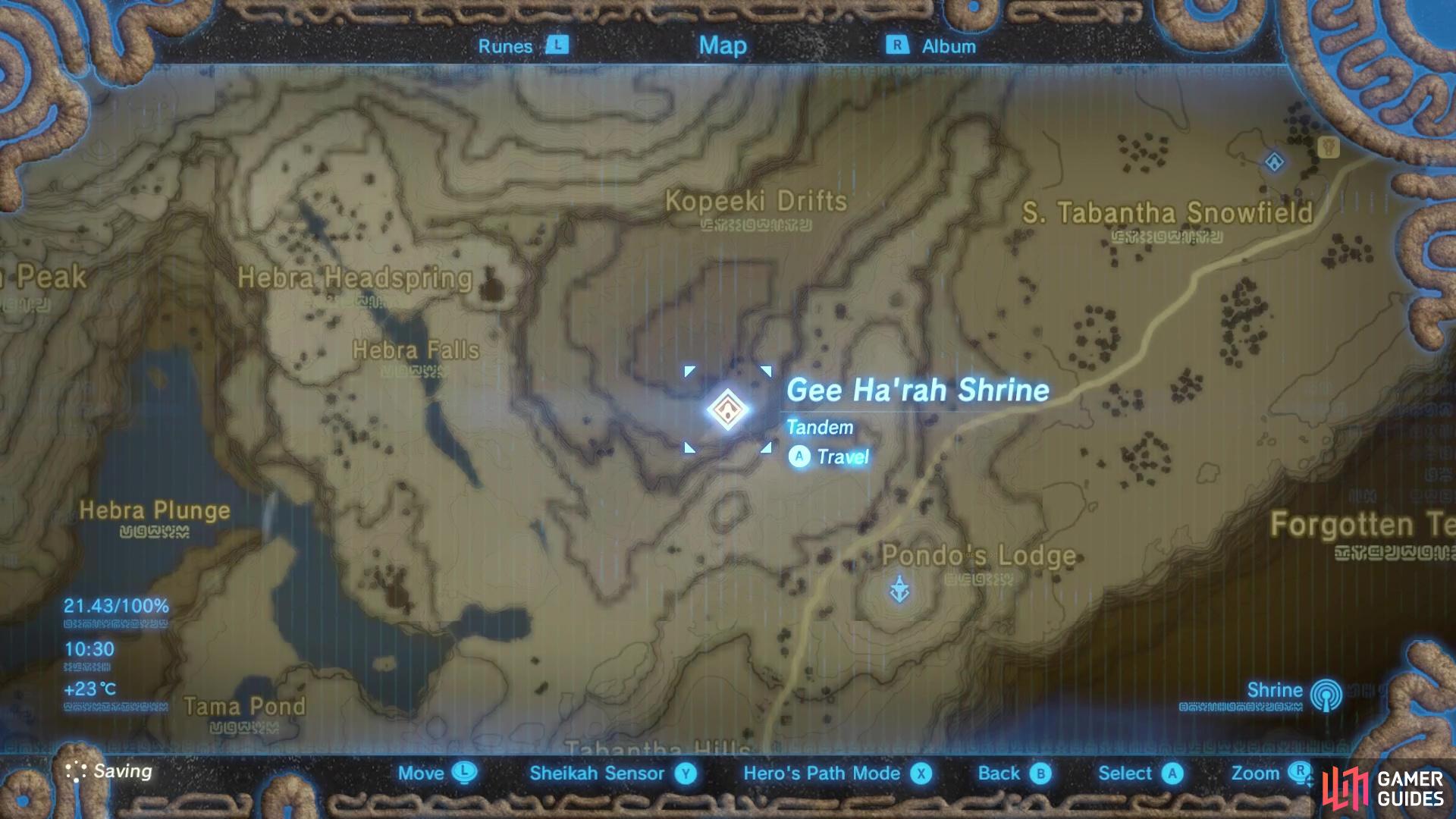 Legend of Zelda: Breath of the Wild: Shrine solutions: Hebra Tower - All  The Legend of Zelda Breath of the Wild Shrine locations