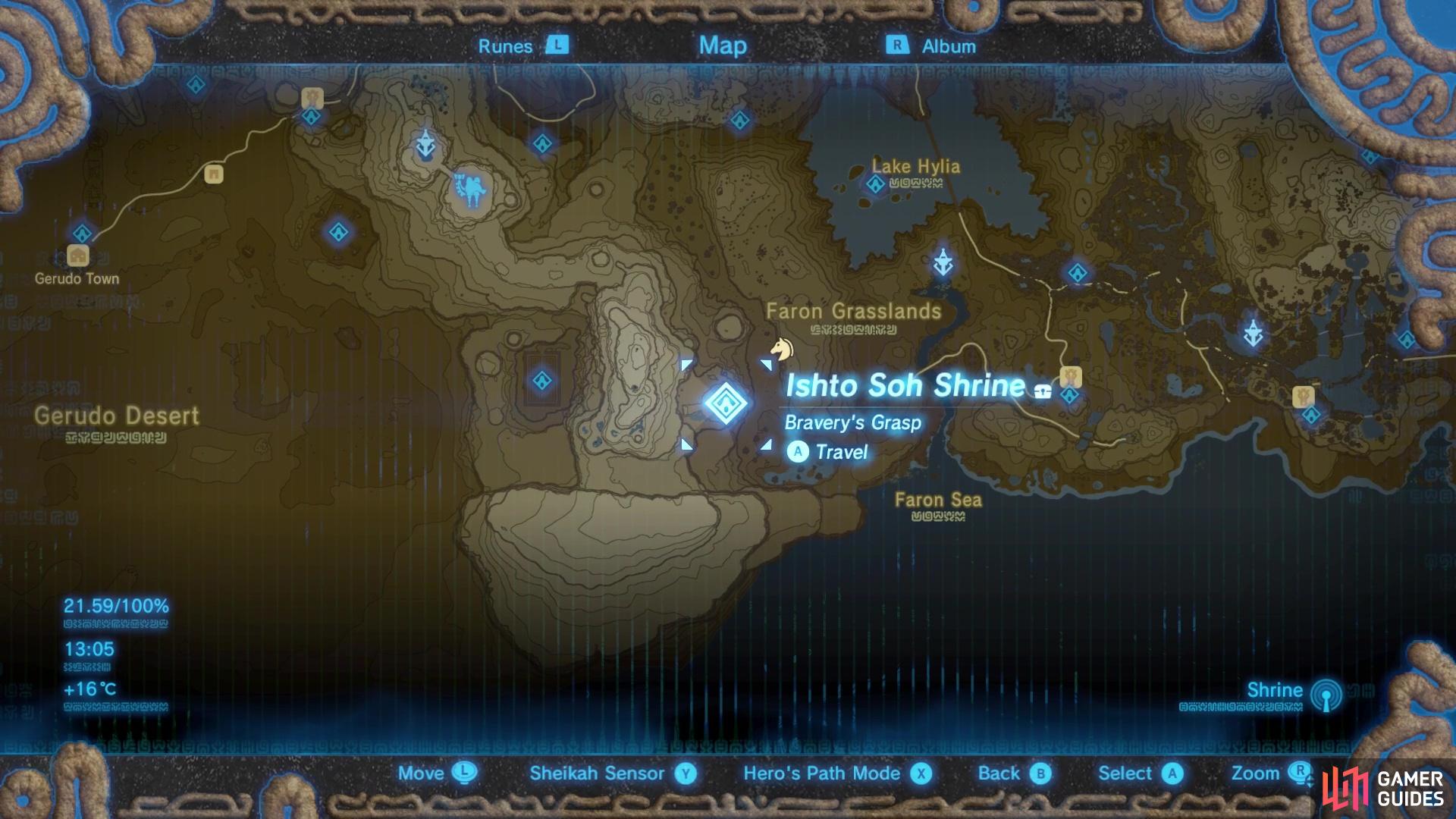 Zelda Breath of the Wild 120 shrines locations (map link in description) 