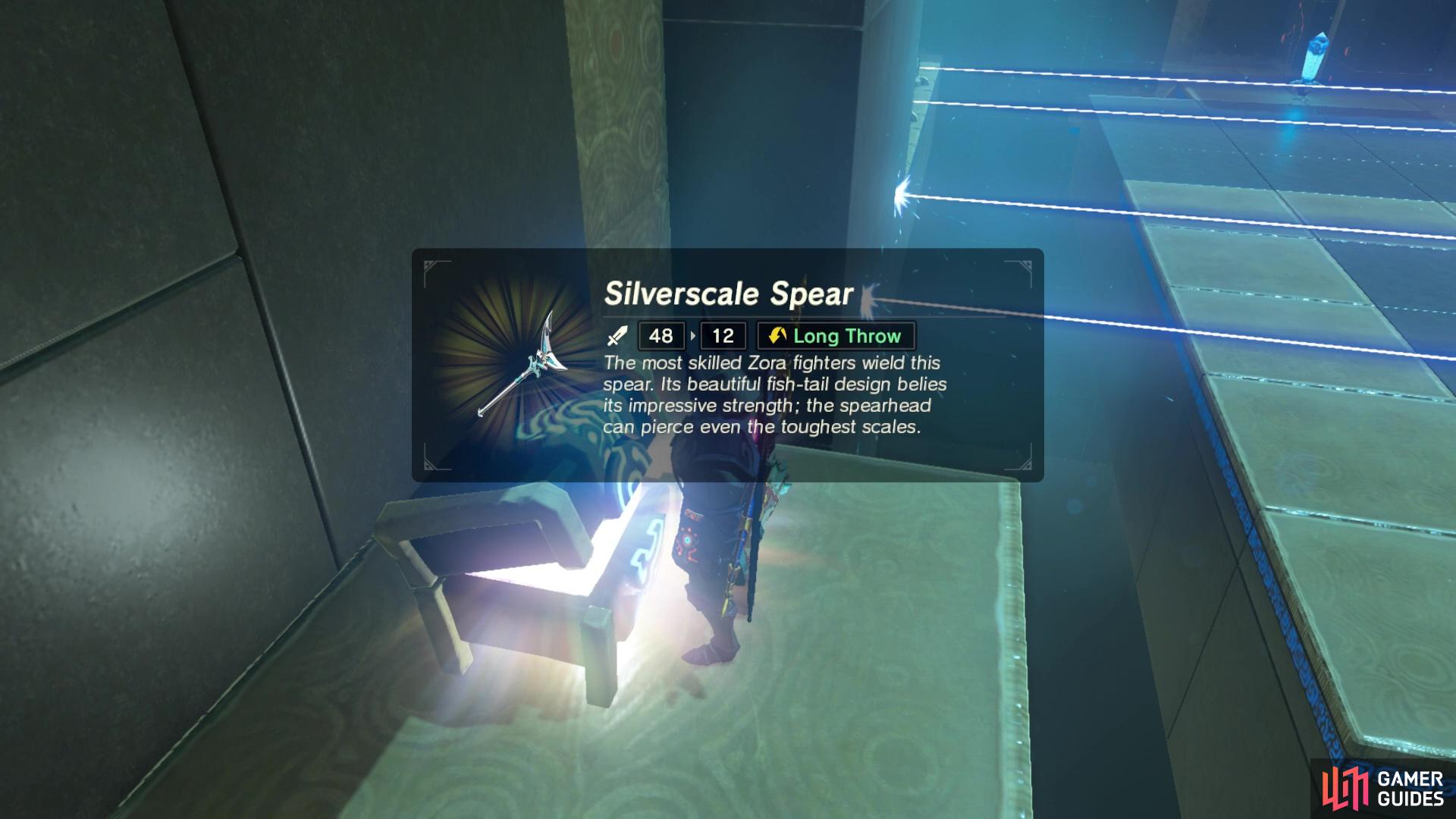 so that you can then glide over and grab the Silverscale Spear.