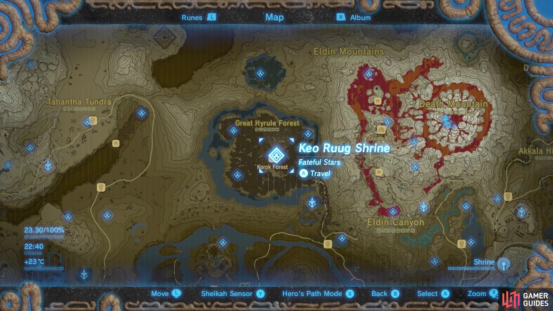 How to beat the Keo Ruug Shrine (constellation puzzle) in Breath of the Wild