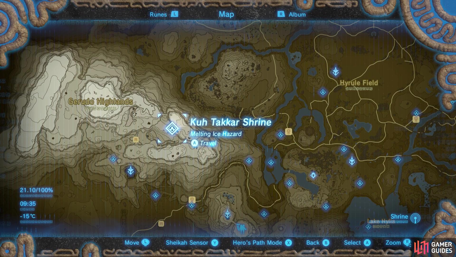 Zelda: Breath Of The Wild: All Shrine Locations And Maps