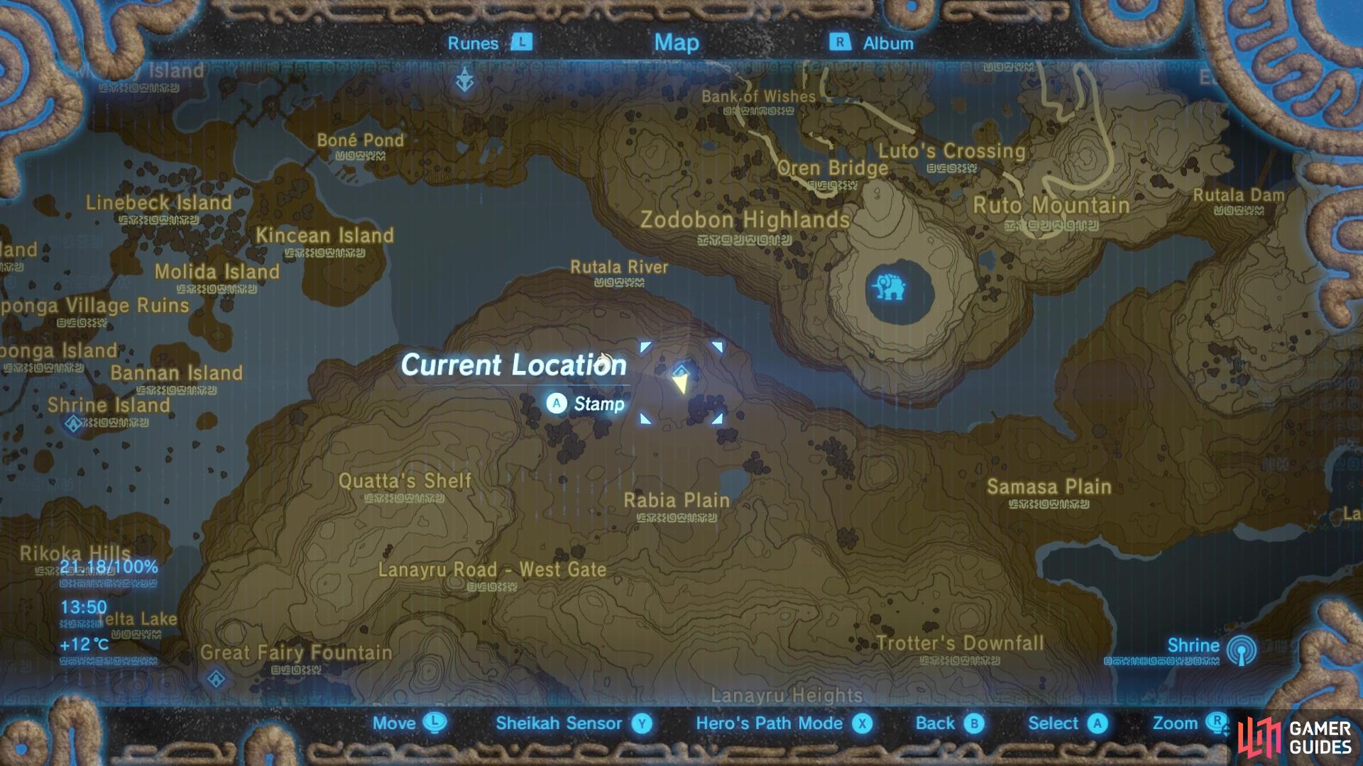 the shrine quest and shrine are found in Rabia Plain