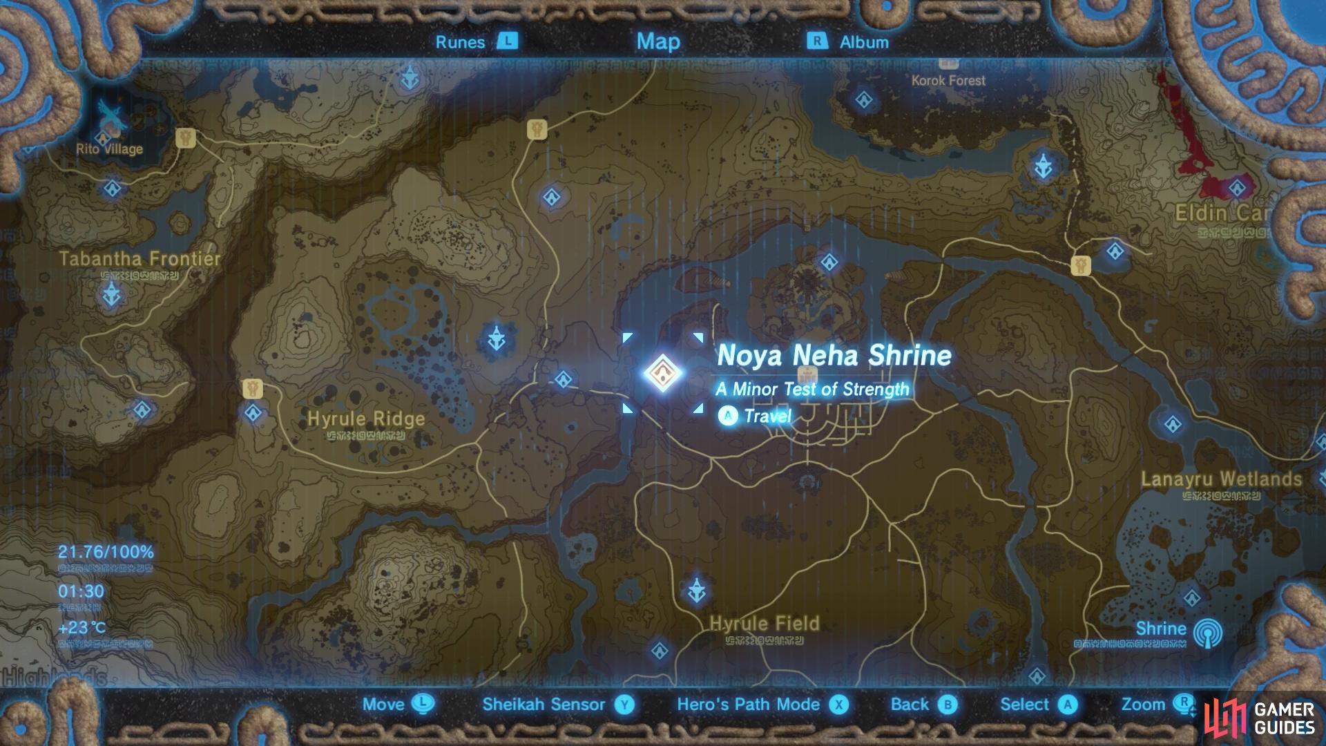 Namika Ozz Shrine / Modest Test of Strength - BotW 