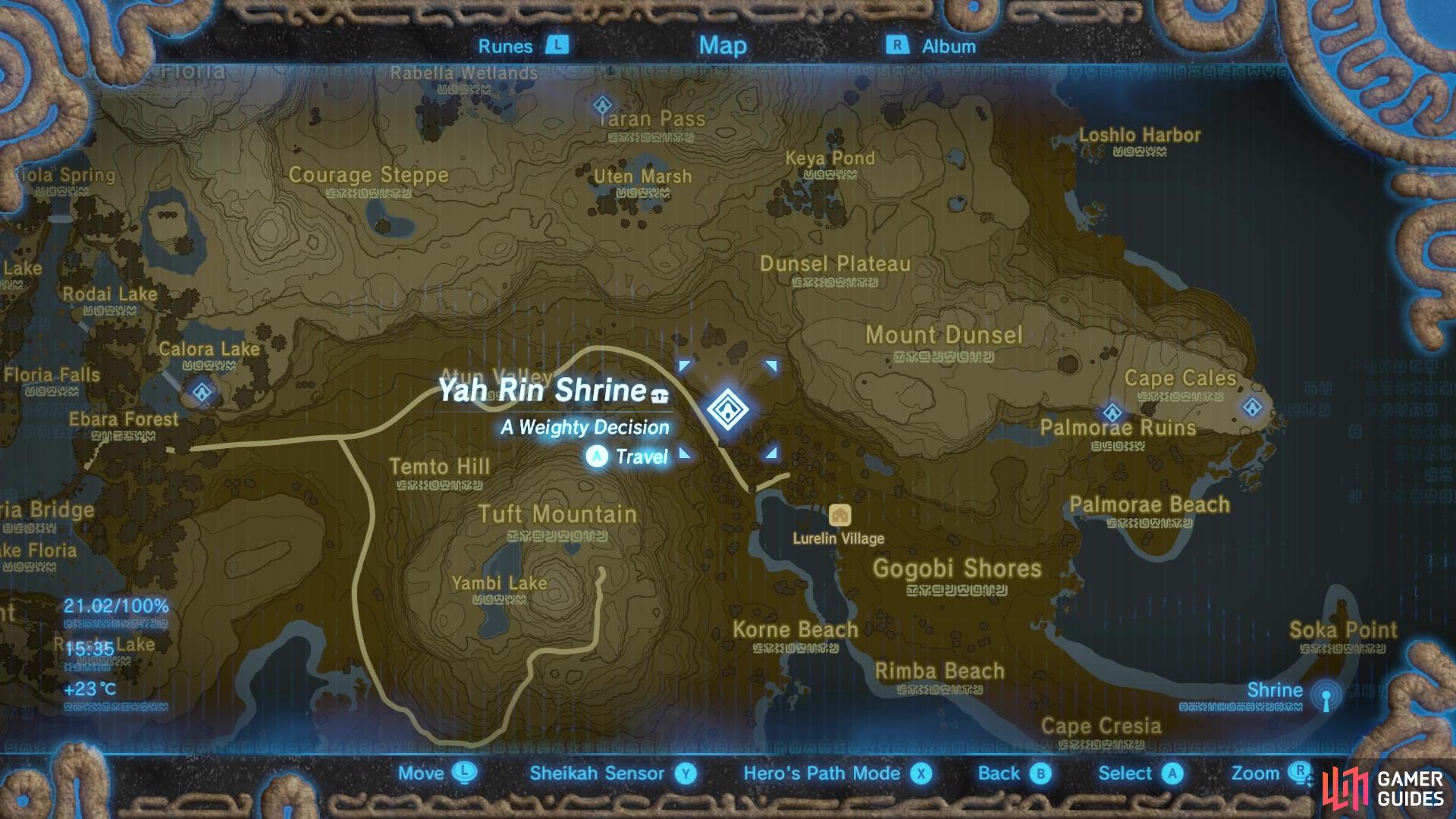 Namika Ozz Shrine / Modest Test of Strength - BotW 