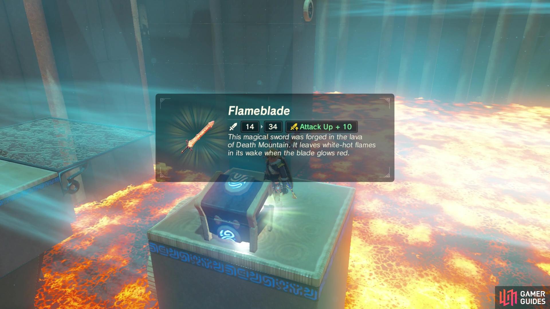 its worth it for this beefy Flameblade though!
