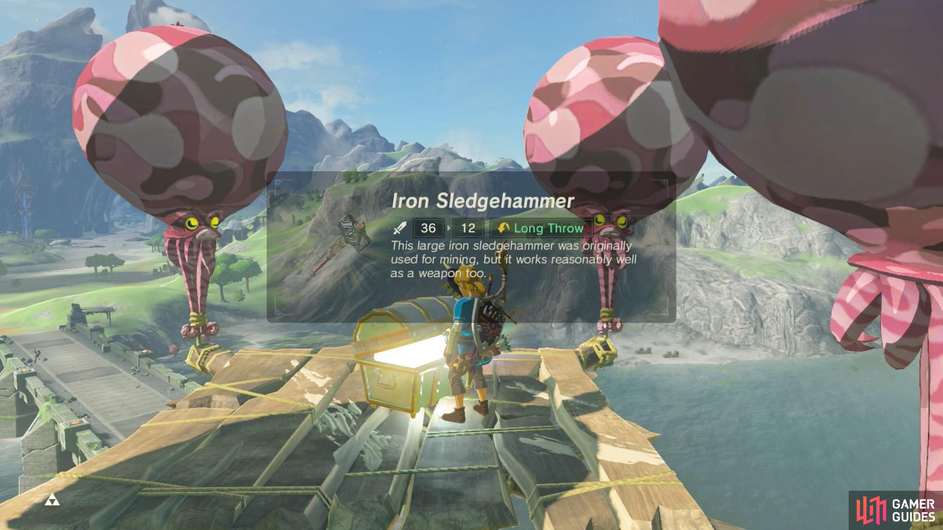 However, you can glide down from the nearby flagpole, stamina permitting.