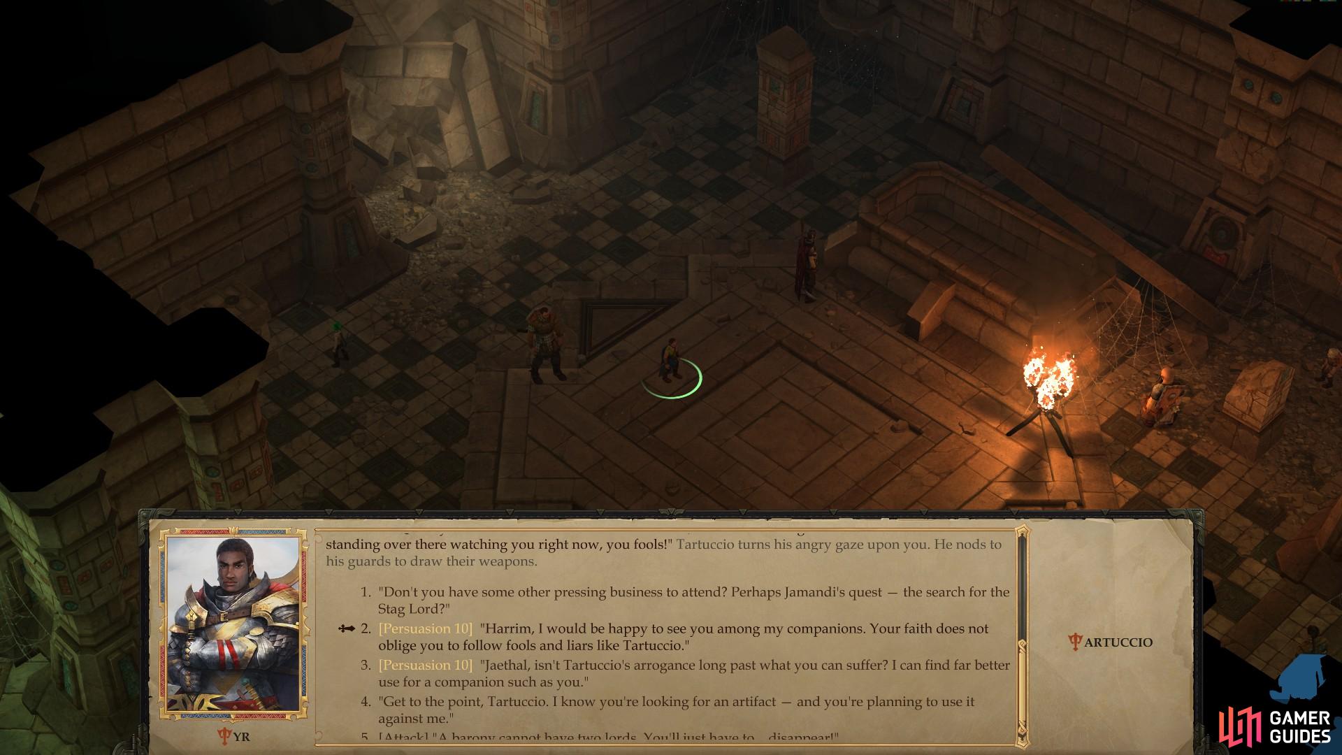 Ancient Tomb - Chapter 1 - Trailing Tartuccio and the Stag Lord -  Walkthrough, Pathfinder: Kingmaker