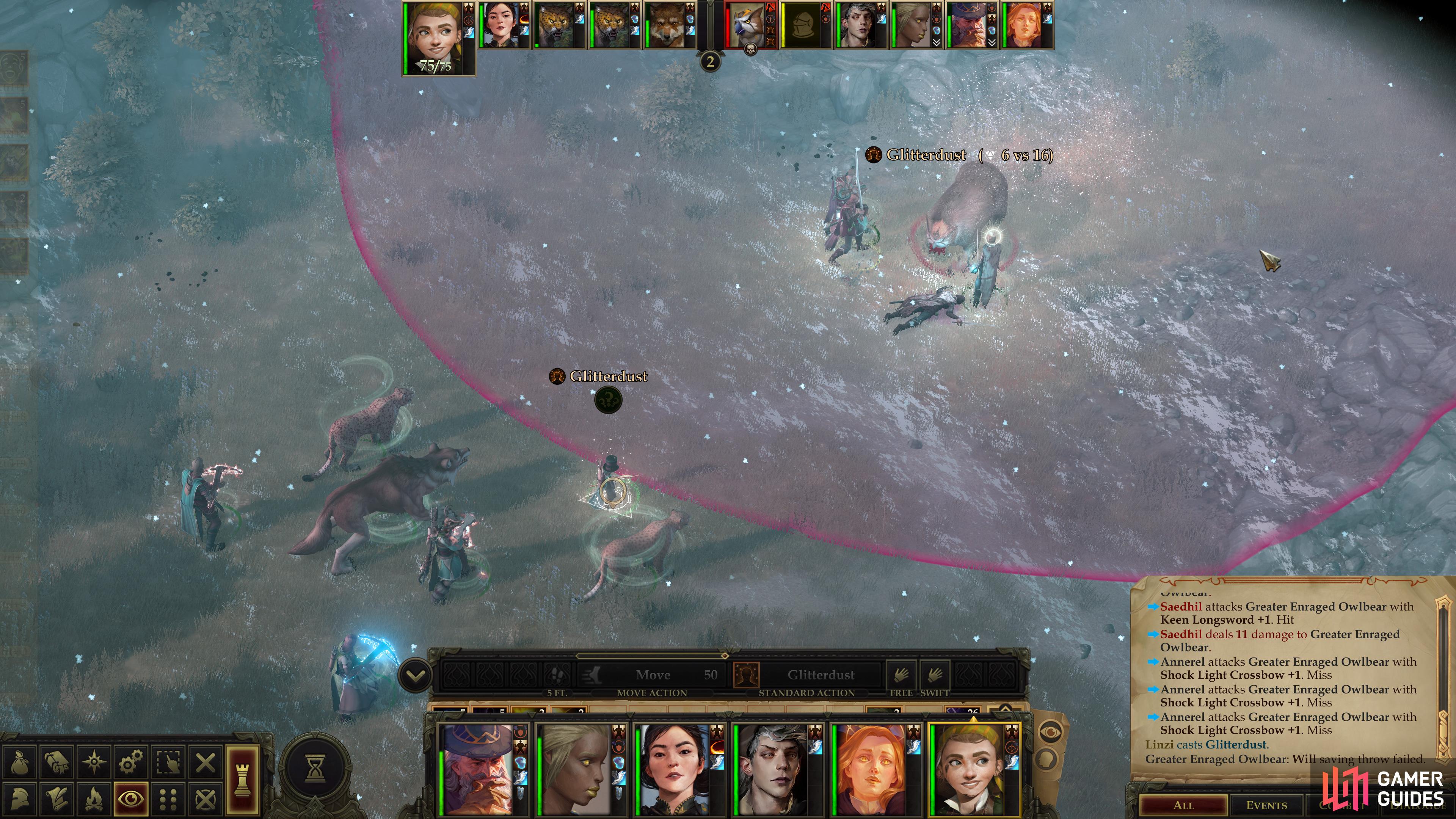 Glitterdust will, as usual, significantly hinder its offense,