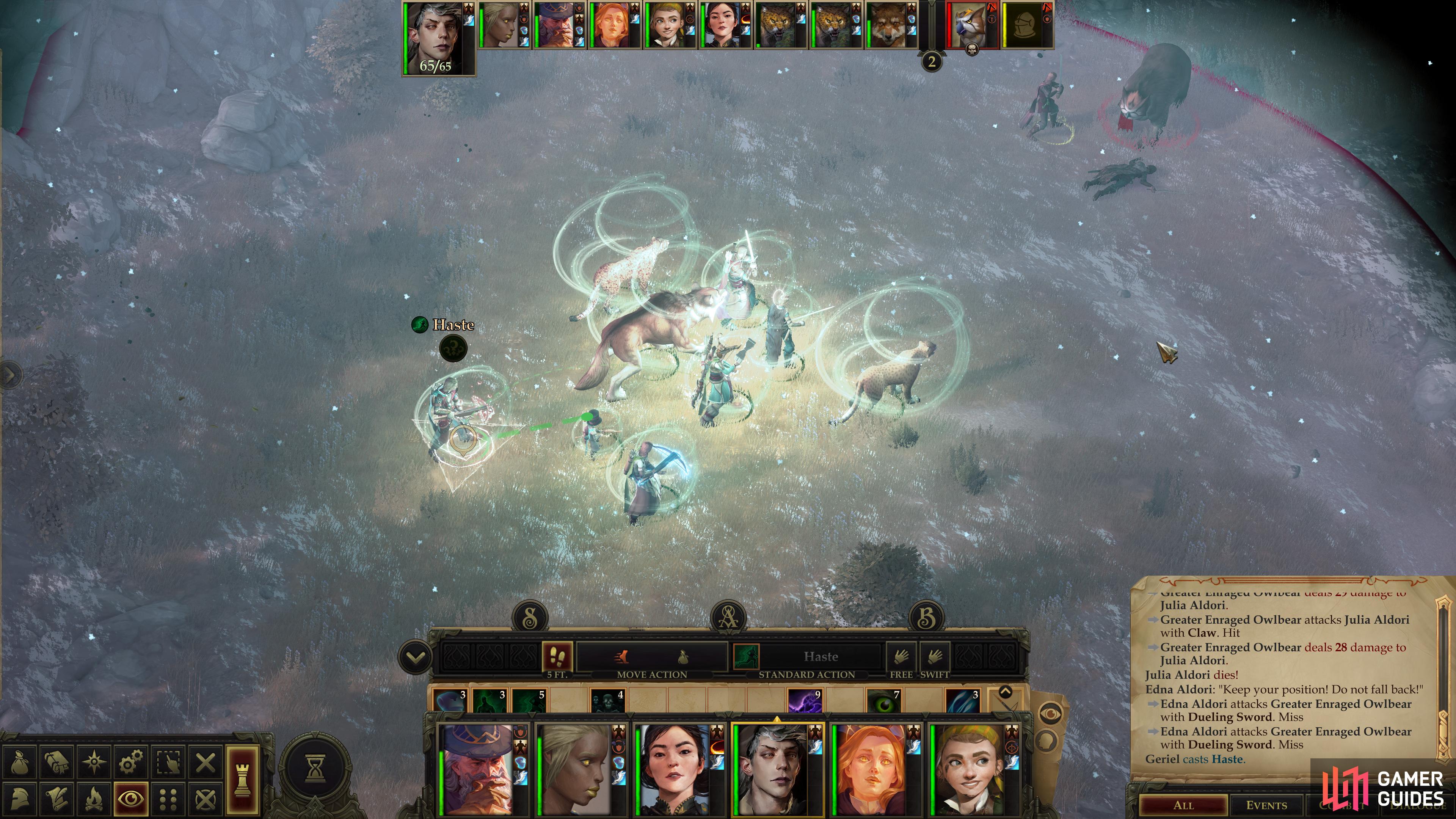although Haste may be necessary to save the sisters.