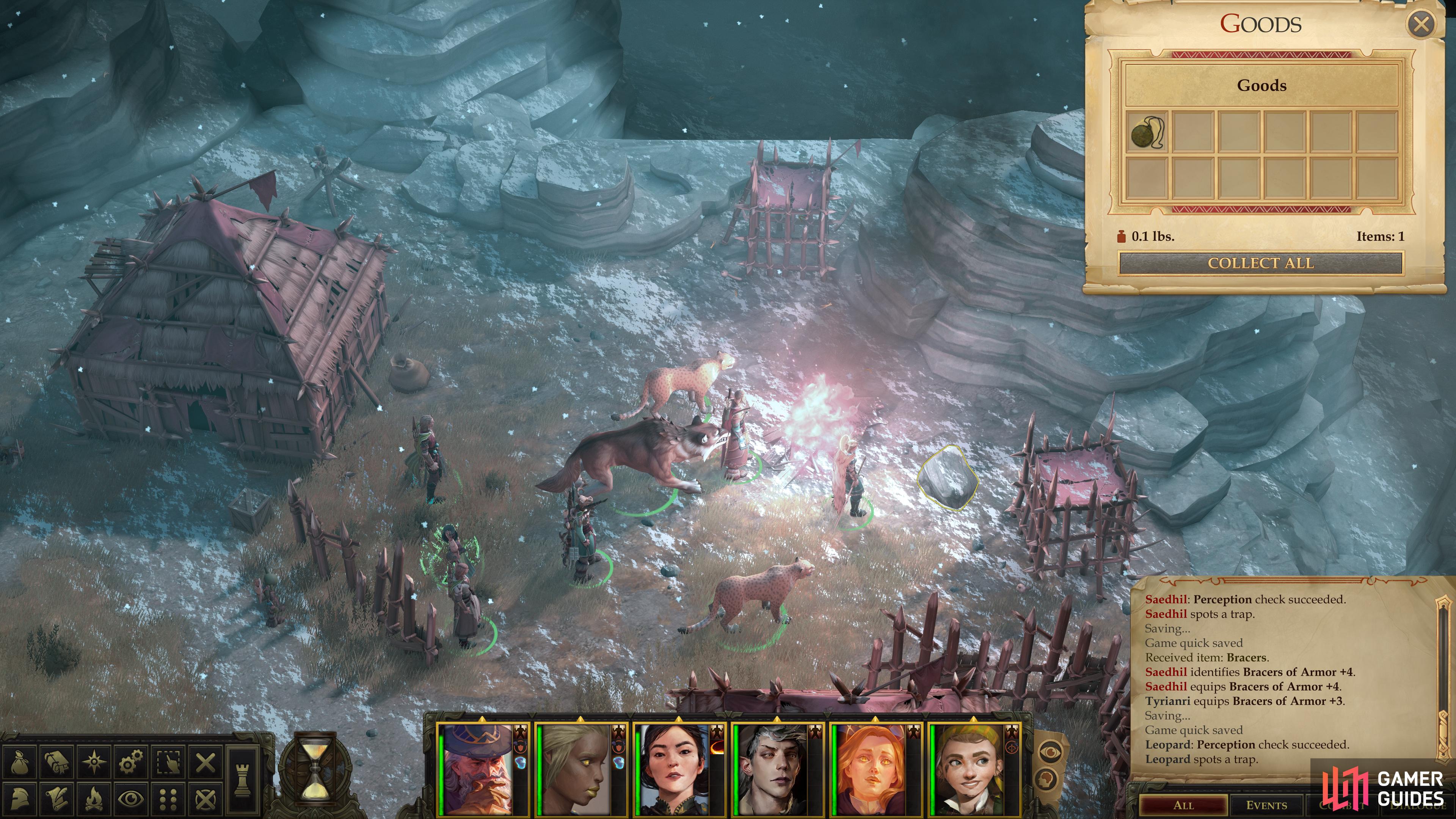 Loot the huts near the drunken goblins to find another "Taldan Warrior's Dog Tag",