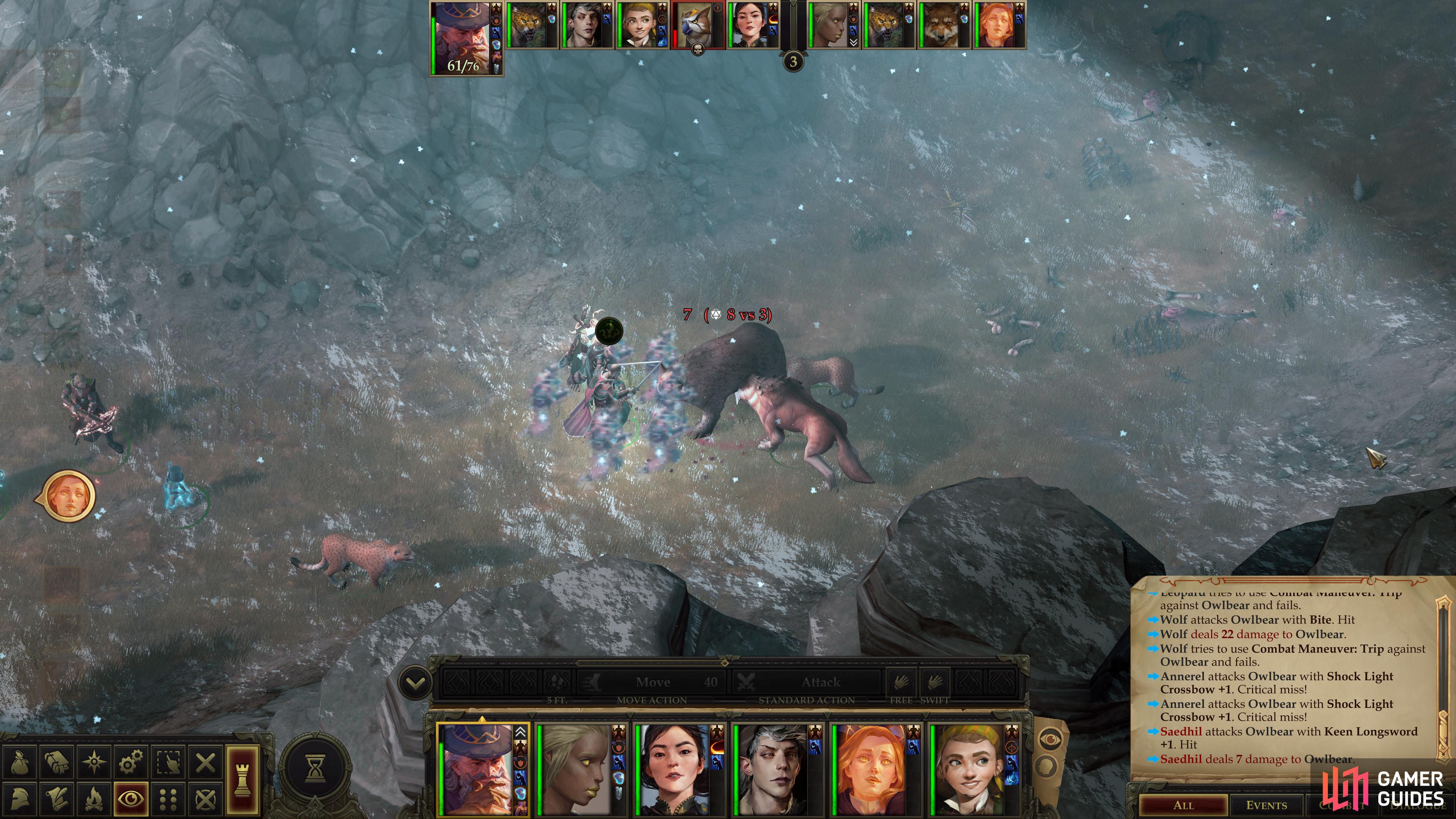 after which they'll flee, forcing you to fight the beast.