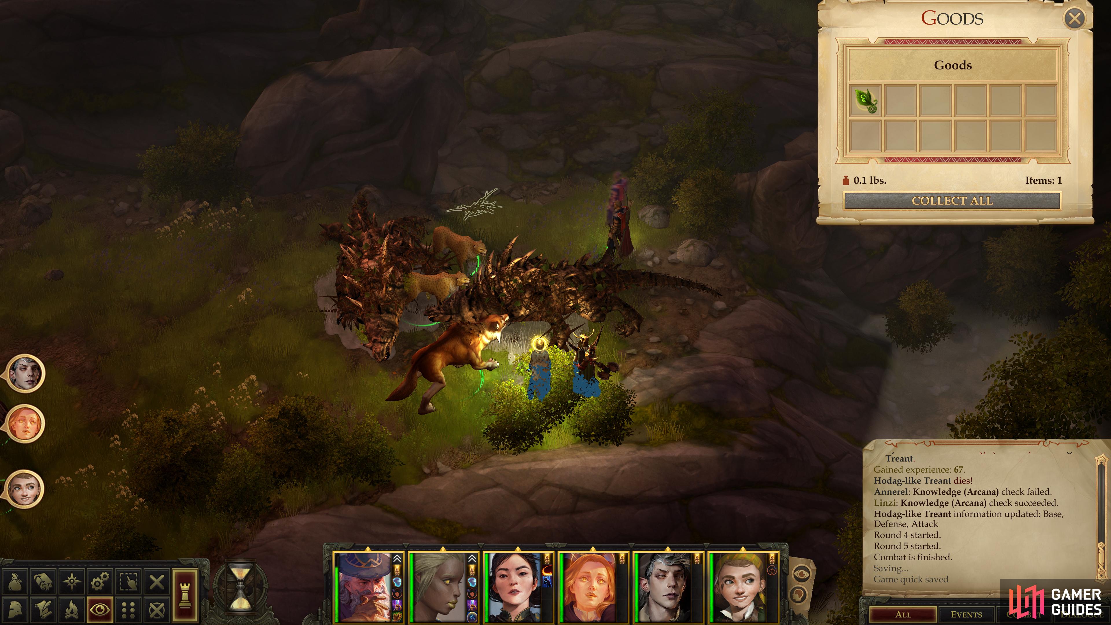Your reward for defeating the Hodag-like Treants is somewhat underwhelming - a "Token of the Dryad".