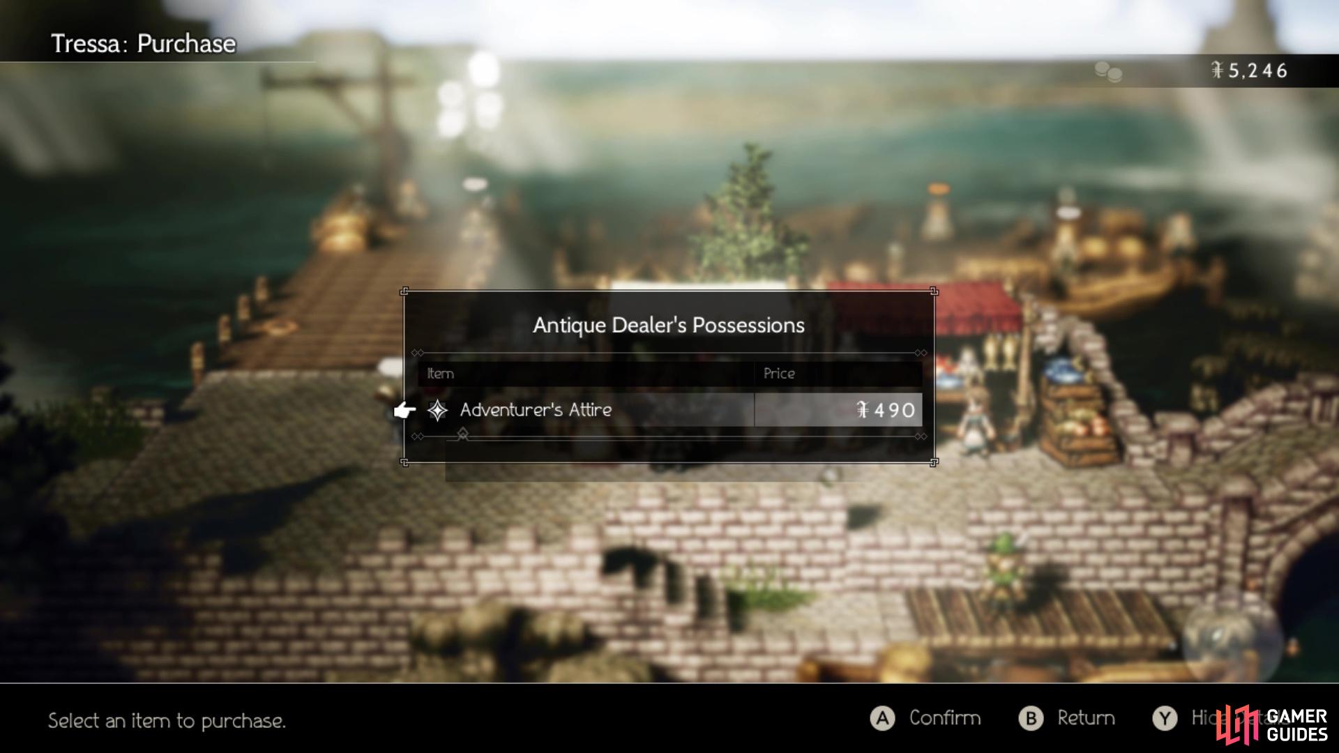 You can buy the Adventurer's Attire from the Antique Dealer for Le Mann