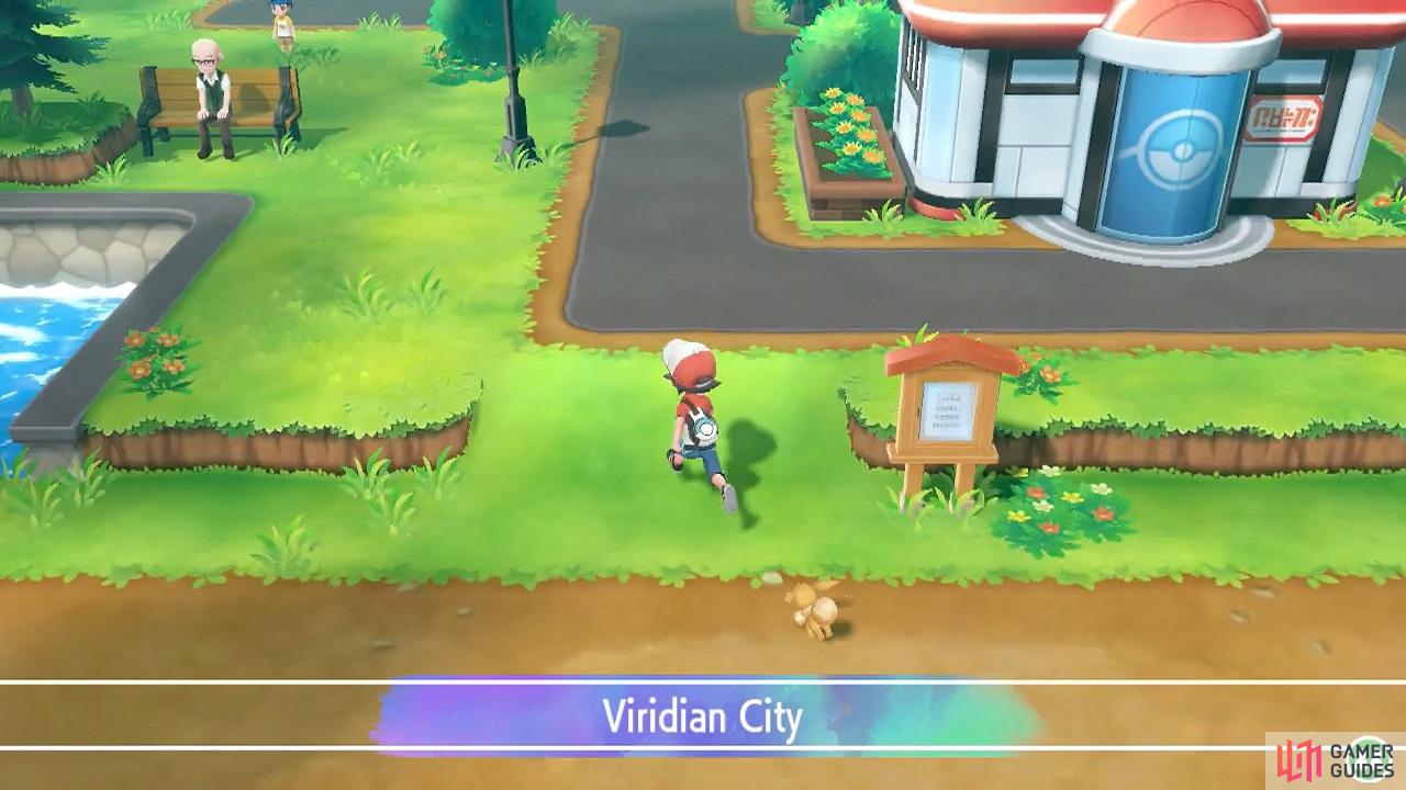 You'll be returning to Viridian City near the end of the game.
