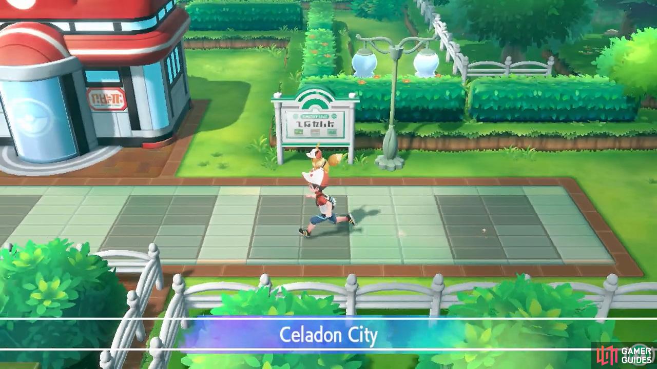 Celadon City - Gym Leader Erika - Team Rocket Hideout - Pokemon: Let's Go,  Pikachu! Guide - IGN