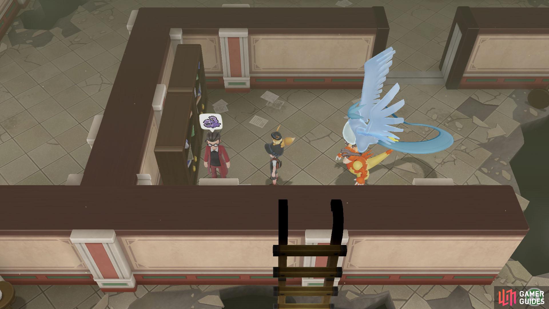 089 Muk - Pokémon Mansion: Towards center of Floor 2. 