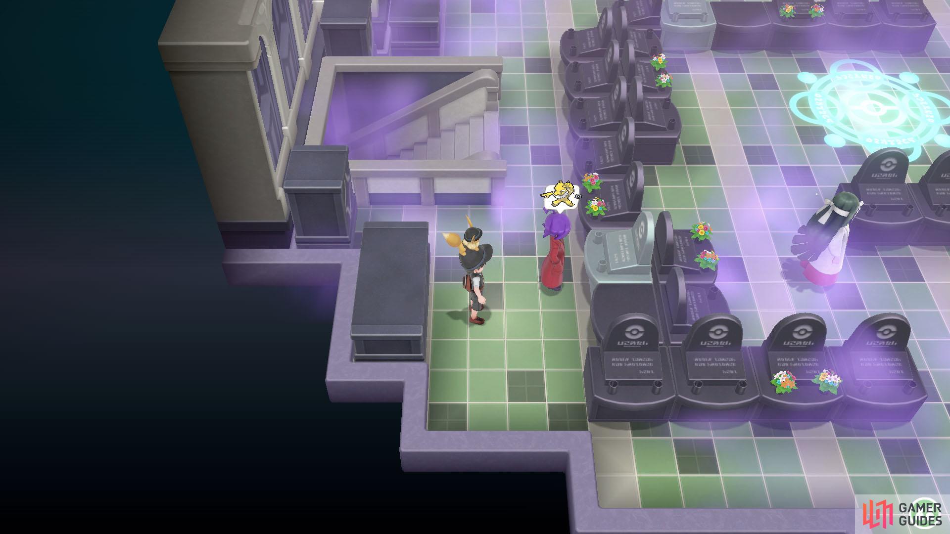 097 Hypno - Pokémon Tower: Floor 5, near south-west. 