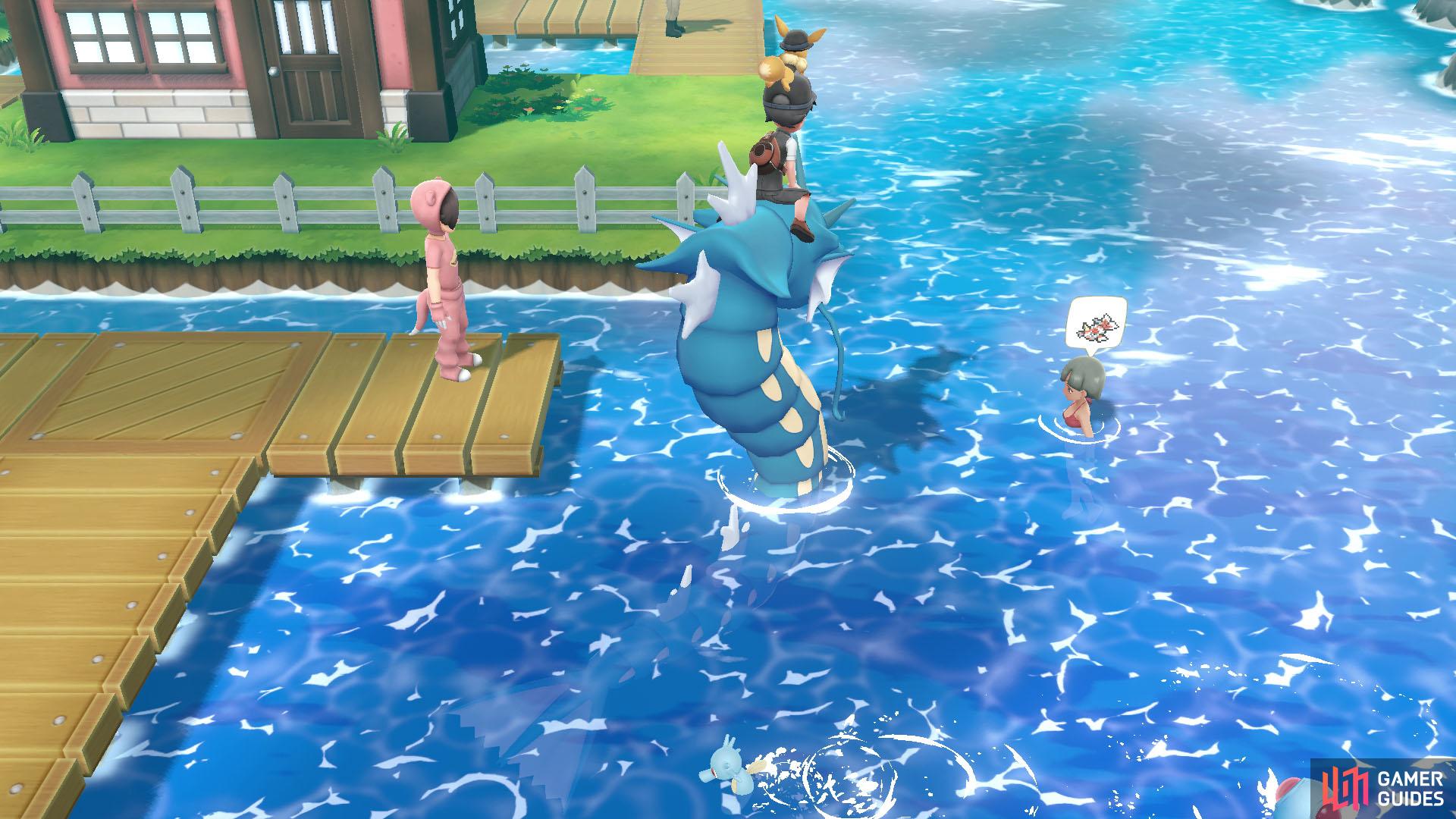 118 Goldeen - Route 12: In the water, near house past halfway point.