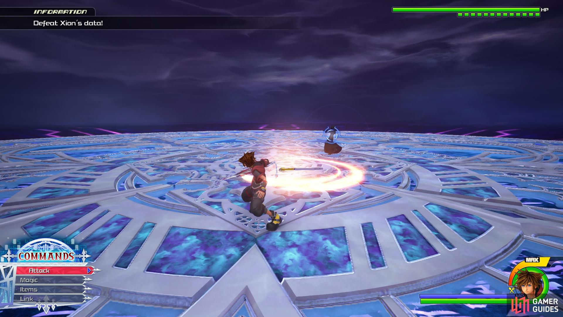 You can easily counter her Keyblade Throw
