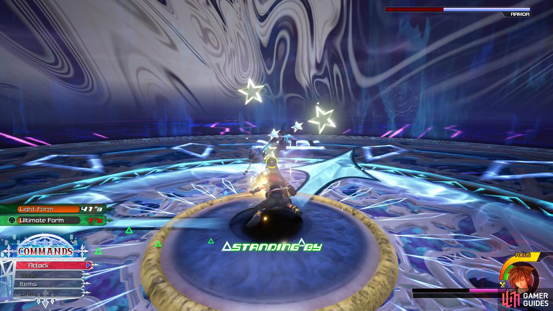 during his Desperation Move, wait for him to move to the center before going in for the attack.