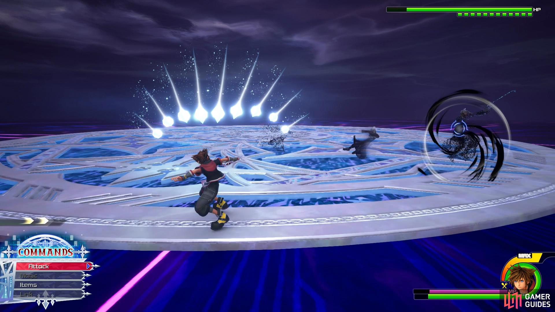 but be prepared for Young Xehanort to teleport three times and attack you