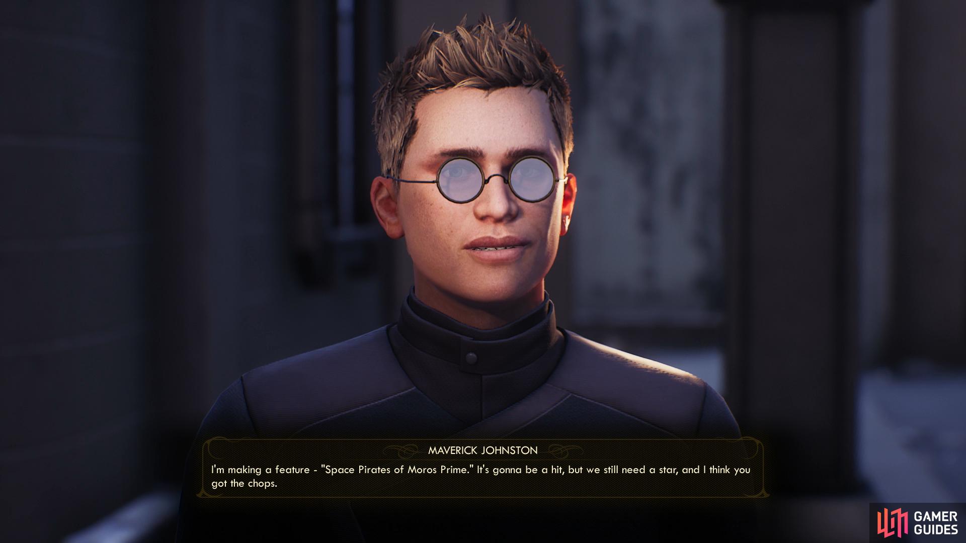 You'll find Maverick Johnston looking for talent on the street corner.
