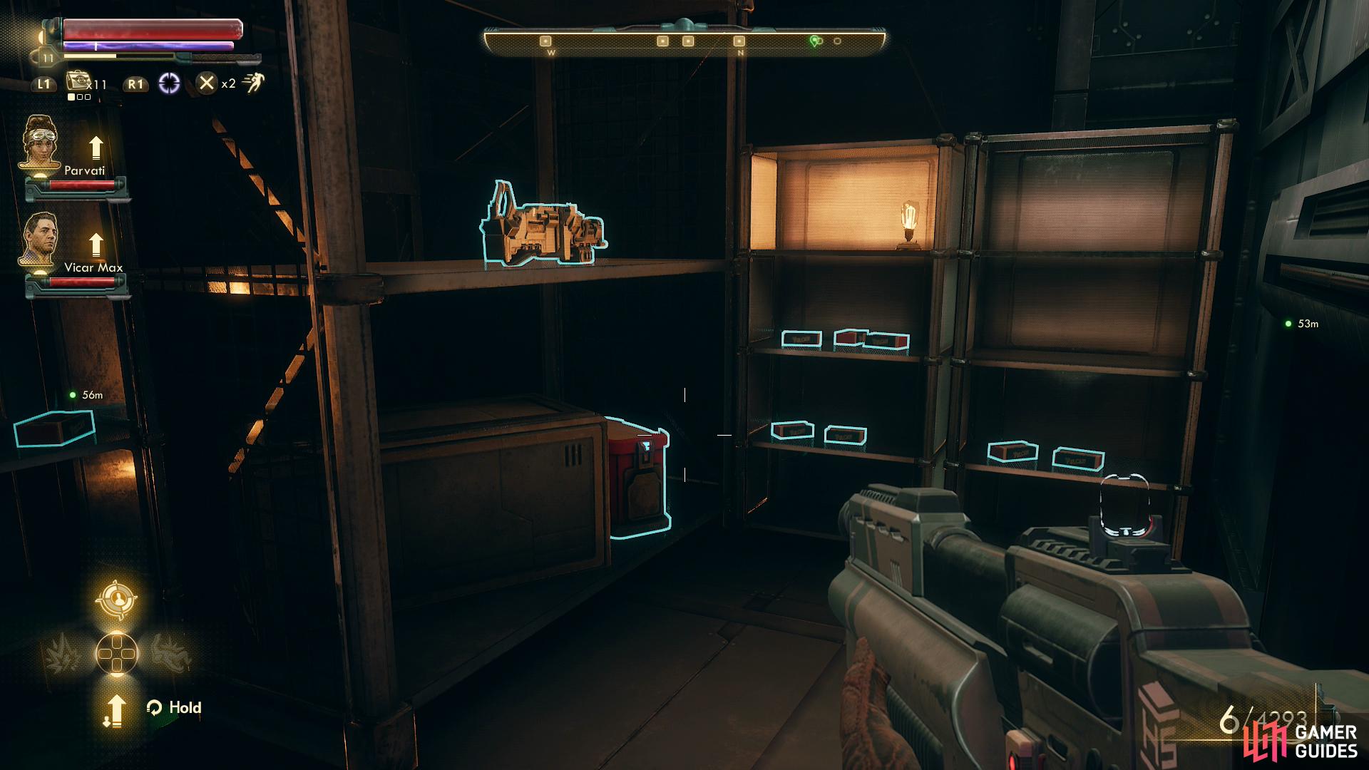 after which you’ll be able to sneak into the Belle’s Shells storage room.
