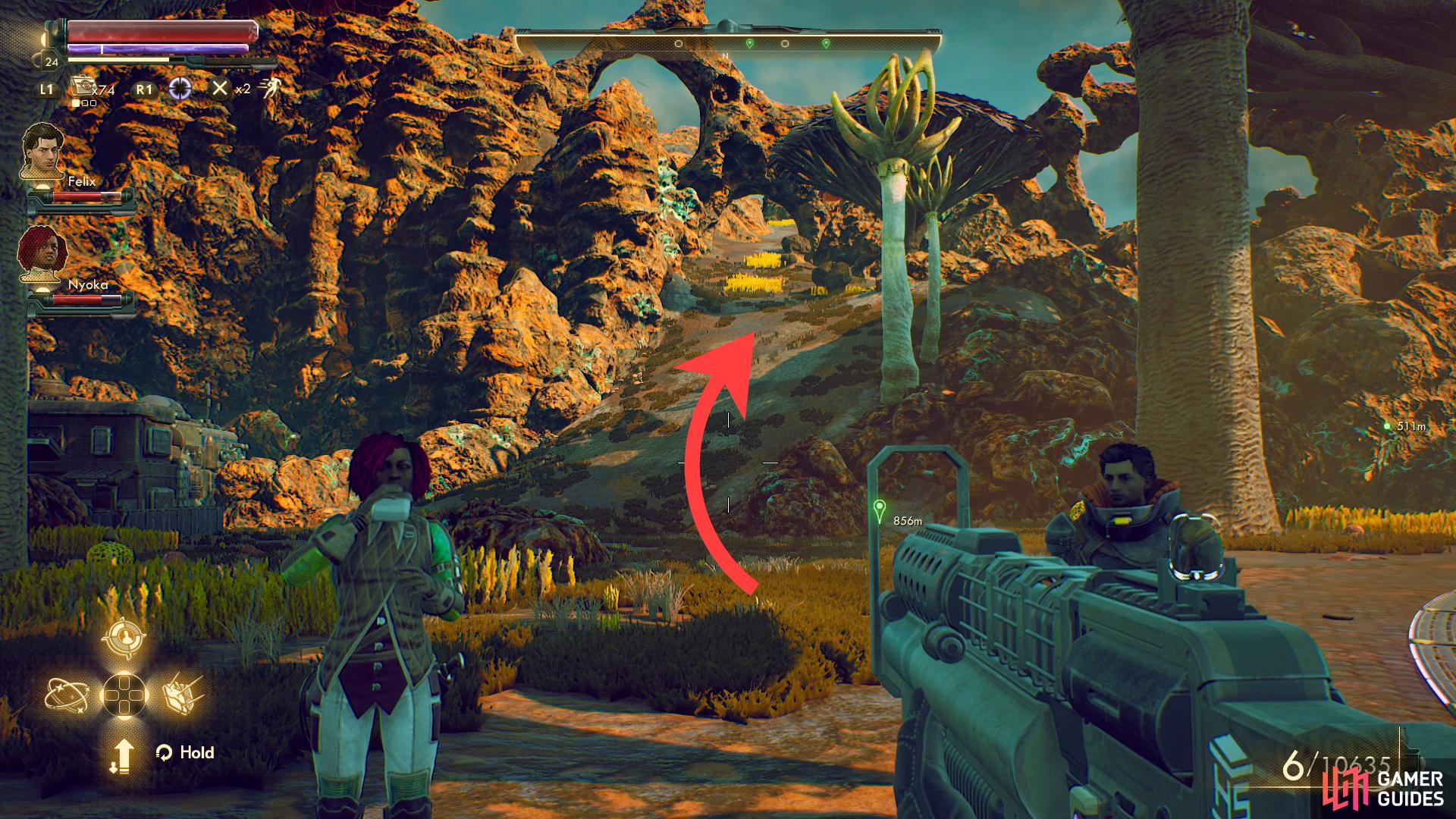 You can reach the Devil's Peak station via an alternate route by heading north from the Forlorn Crossroads.