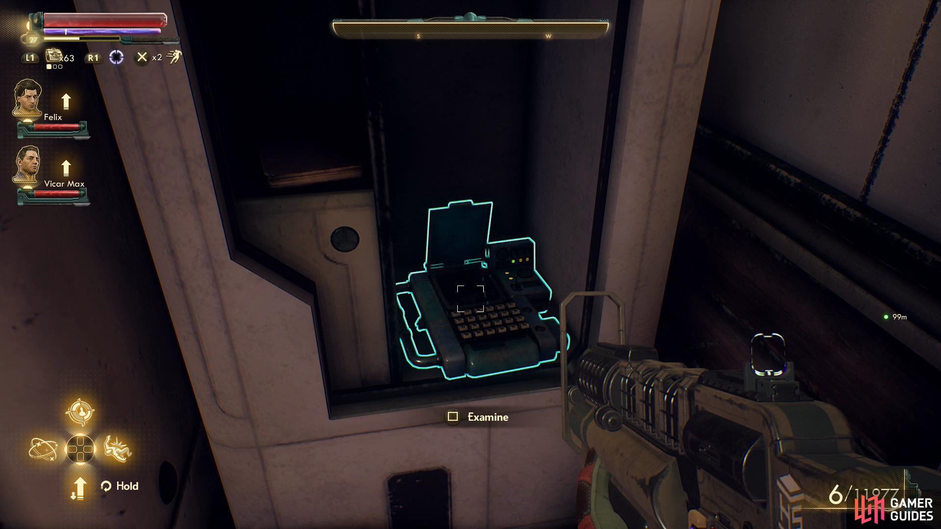 while in another domicile you'll find a datapad that updates "The Empty Man".