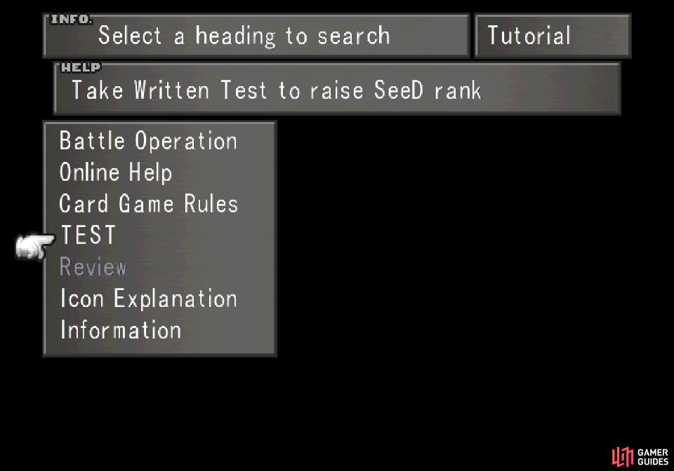 You can take a number of written tests