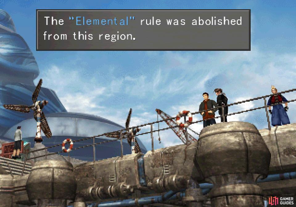You should endeavor to abolish the Element rule in Fisherman's Horizon