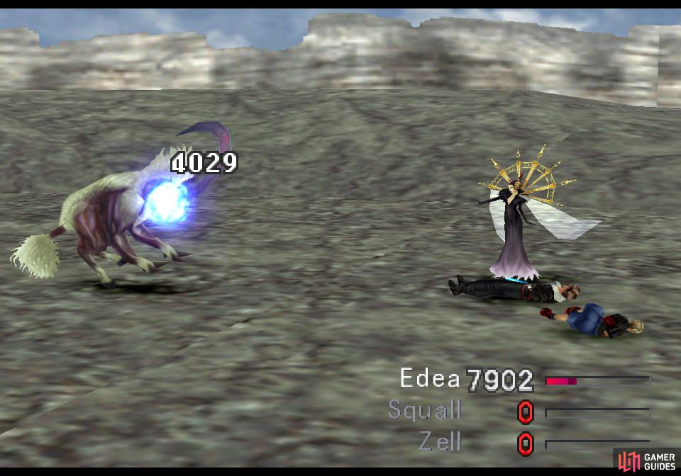 and put them down with Edea's firepower.