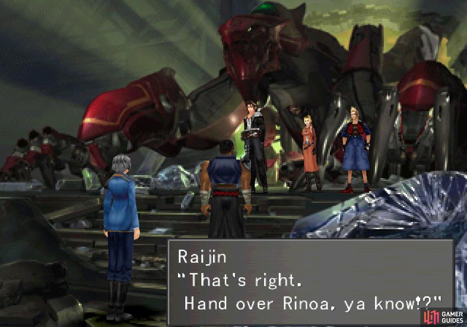 wherein you'll shortly find yourself confronted by Raijin and Fujin.