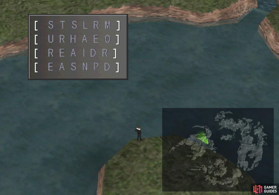 Return to the Obel Lake creature to compile your clues, revealing a hidden message.