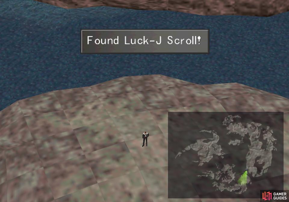Search the island to score a Luck-J Scroll.